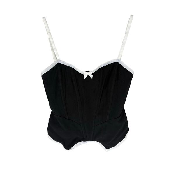Miaou Tina Corset Top Party Statement Coquette Cottagecore Casual Festival Small - Picture 3 of 14